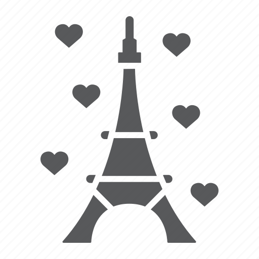 Architecture, eiffel, famous, france, heart, paris, tower icon - Download on Iconfinder