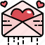 email, envelope, heart, letter, love, mesage, valentine 
