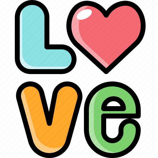Alphabet, decoration, heart, love, message, romantic, valentine icon - Download on Iconfinder
