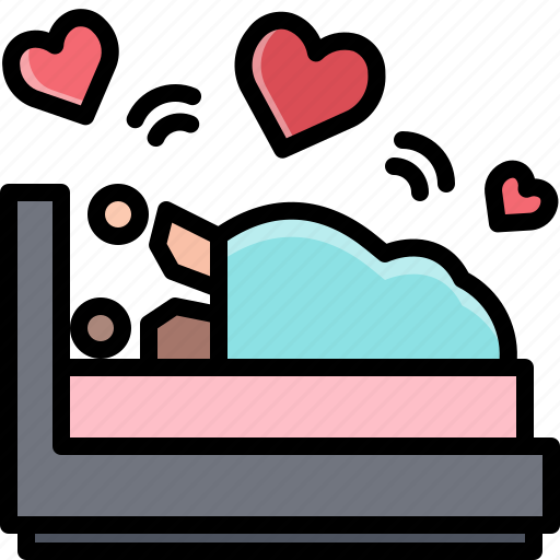 Bed, dating, hotel, love, romantic, sex, valentine icon - Download on Iconfinder