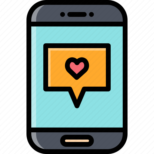 Communication, love, message, mobile, phone, smartphone, valentine icon - Download on Iconfinder