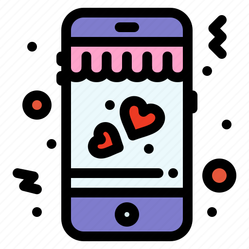 Dating, love, mobile icon - Download on Iconfinder