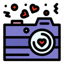 camera, love, photography, valentine