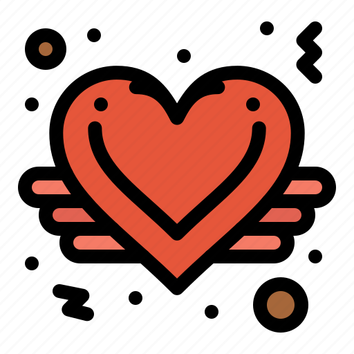 Angel, heart, like, love icon - Download on Iconfinder