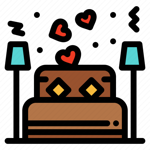 Bed, couple, love, lover, night icon - Download on Iconfinder
