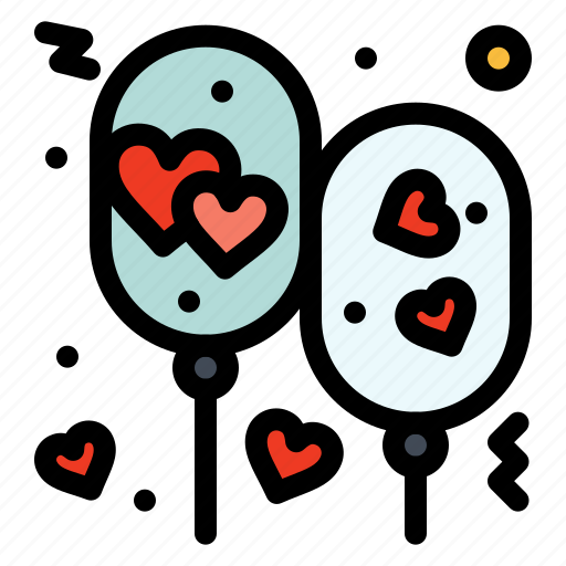 Air, balloon, love, party, romantic icon - Download on Iconfinder