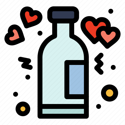 Bottle, lifestyle, love, romance, wine icon - Download on Iconfinder