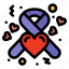 donation, health, heart, ribbon 