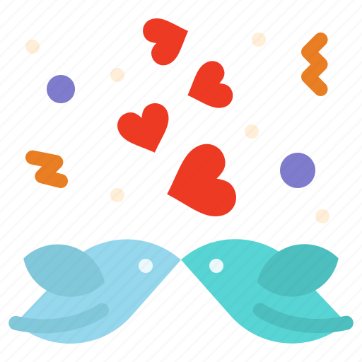 Birds, couple, heart, love icon - Download on Iconfinder