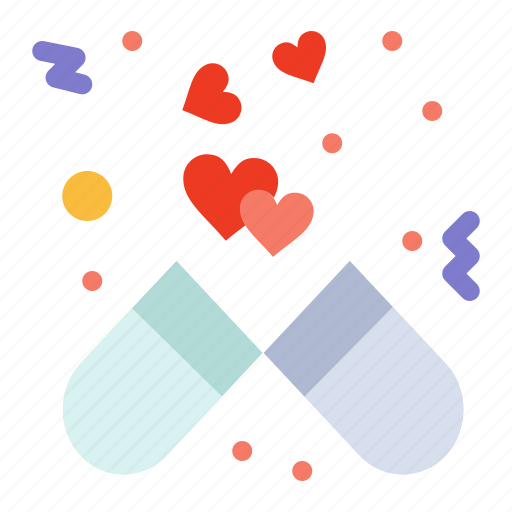 Capsule, dose, heart, love, medicine icon - Download on Iconfinder