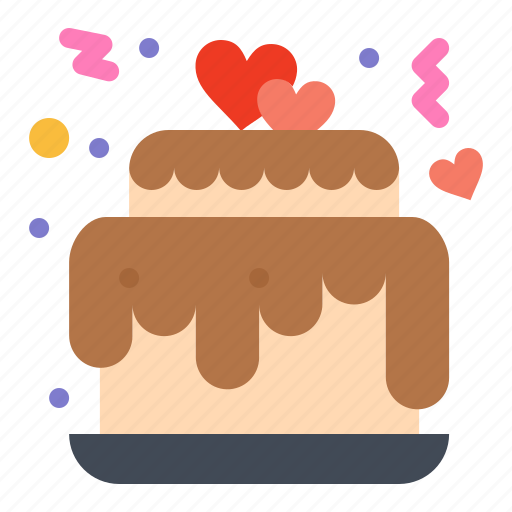 Cake, hearts, love, wedding icon - Download on Iconfinder