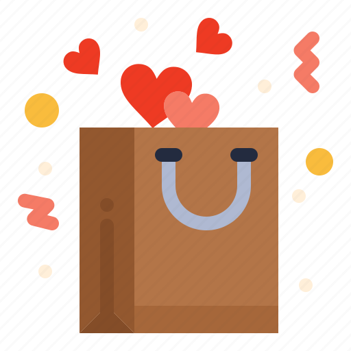 Bag, heart, love, romance icon - Download on Iconfinder