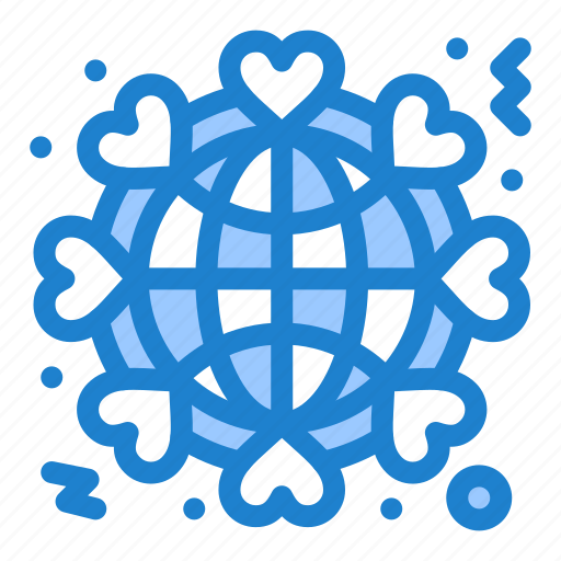 Globe, heart, like, love, world icon - Download on Iconfinder