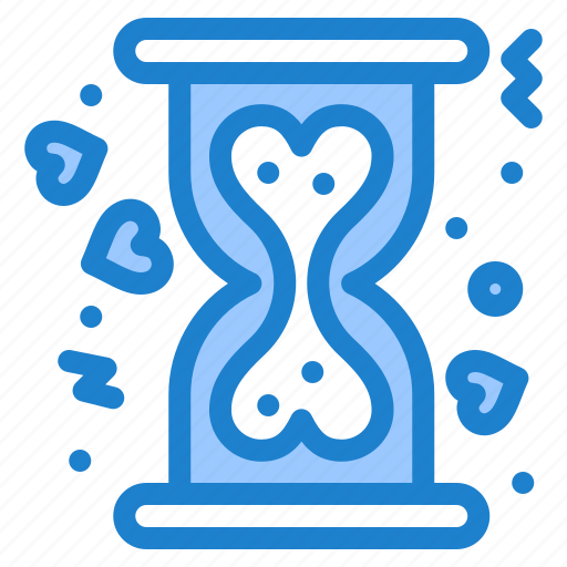 Charity, donation, heart, hourglass icon - Download on Iconfinder