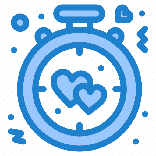Alarm, clock, heart, love, romance icon - Download on Iconfinder