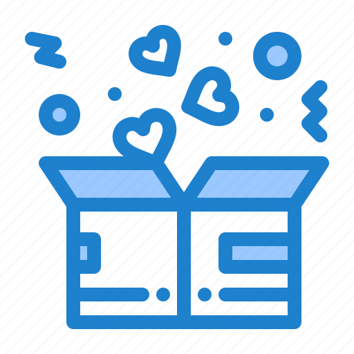 Box, charity, donation, heart, love icon - Download on Iconfinder