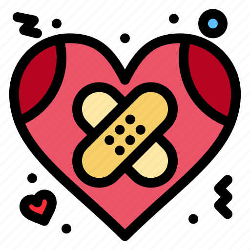Bandage, broken, healthcare, heart, love icon - Download on Iconfinder