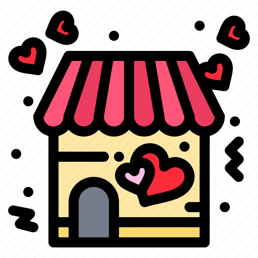 Love, shop, store, valentine icon - Download on Iconfinder
