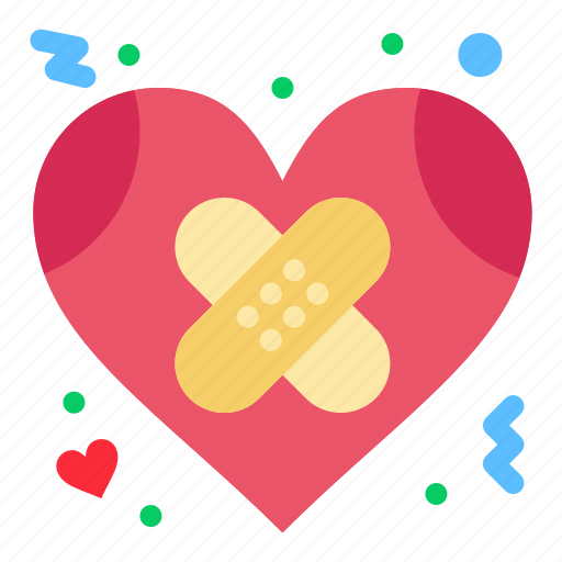 Bandage, broken, healthcare, heart, love icon - Download on Iconfinder