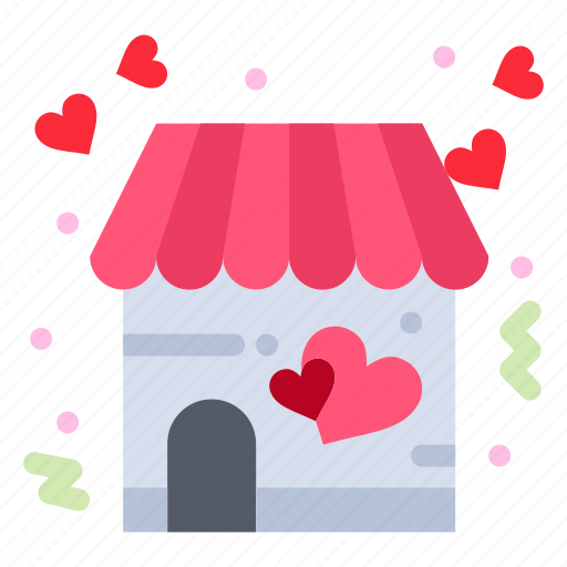 Love, shop, store, valentine icon - Download on Iconfinder