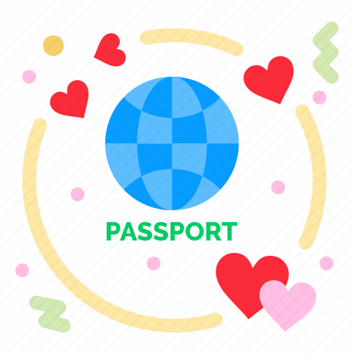 Honeymoon, passport, ticket, travel icon - Download on Iconfinder
