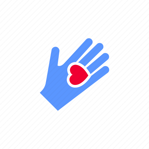 Valentines day, gesture, hand, heart, donate, give, volunteer icon - Download on Iconfinder