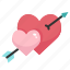 arrow, cupid, dating, heart, love, romantic, valentine 