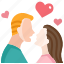 avatar, couple, dating, heart, kiss, valentine, wedding 