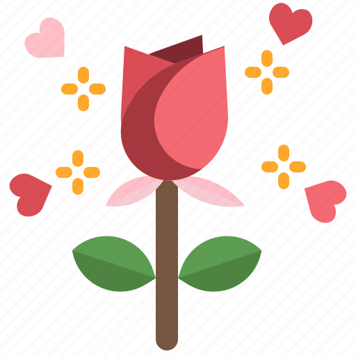 Flower, gift, heart, nature, romantic, rose, valentine icon - Download on Iconfinder