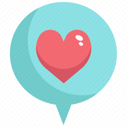 Chat, communication, heart, love, message, speech, valentine icon - Download on Iconfinder
