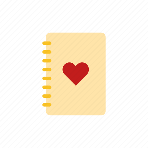 Book, love, notebook icon - Download on Iconfinder