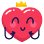 crown, heart, princess 