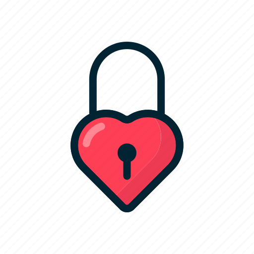 Couple, heart, key, locked, love, valentine icon - Download on Iconfinder
