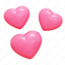hearts, love, romance, valentine 