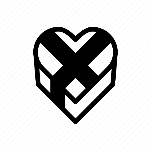 Valentine, heart, love, box, gift icon - Download on Iconfinder