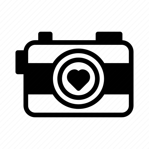 Valentine, heart, love, camera, photography icon - Download on Iconfinder