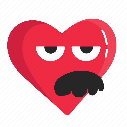 Valentine, heart, uncle, love, emoji, funny icon - Download on Iconfinder