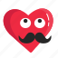 valentine, heart, uncle, love, emoji, funny, romance 