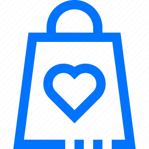 Bag, buy, ecommerce, heart, love, shopping, valentines icon - Download on Iconfinder