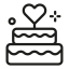 wedding cake, valentines day, valentine, romantic, marriage 