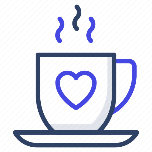 Love tea, love coffee, valentine tea, teacup, coffee cup icon - Download on Iconfinder