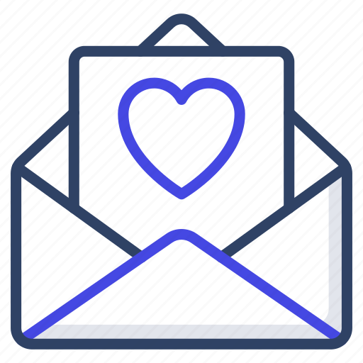 Love letter, love message, valentine letter, heart envelope, valentine envelope icon - Download on Iconfinder