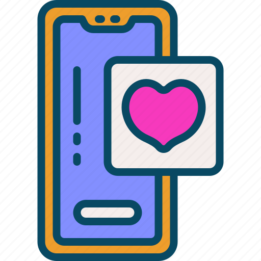 Love, app, smartphone, heart, valentine icon - Download on Iconfinder