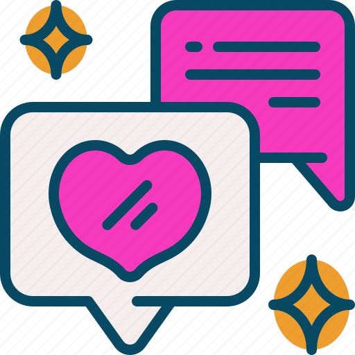 Love, chat, romance, message, bubble icon - Download on Iconfinder