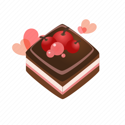Cake, food, hearts, love, romantic, sdesign, valentines icon - Download on Iconfinder