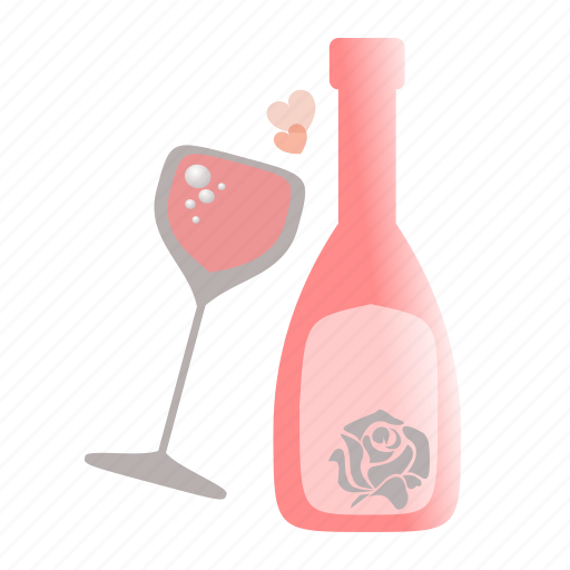 Bottle, champagne, glass, love, sdesign, valentines, wine icon - Download on Iconfinder
