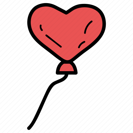 Balloons, love, romantic, valentines, heart, couple, favorite icon - Download on Iconfinder