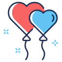 heart, balloon, love, balloons, romantic, valentine, decor