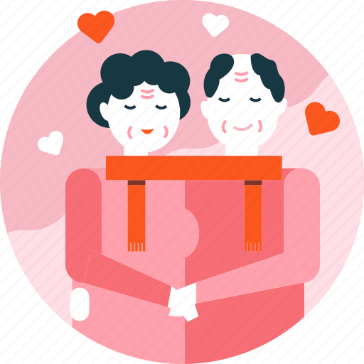 Couple, love, man, old, senior, valentine, woman icon - Download on Iconfinder
