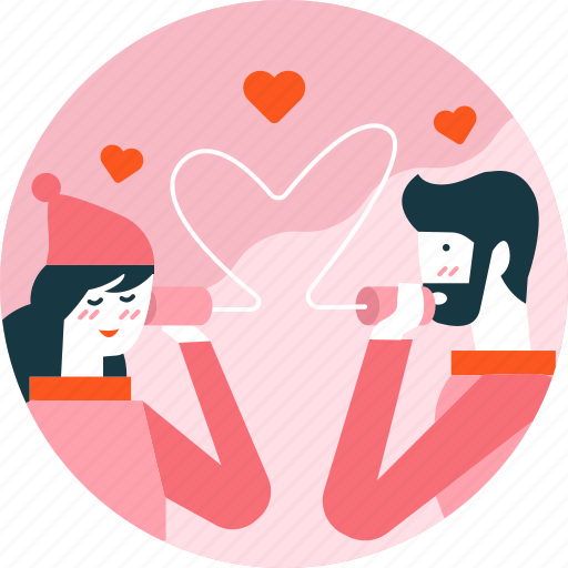 Couple, heart, love, man, massage, talk, woman icon - Download on Iconfinder